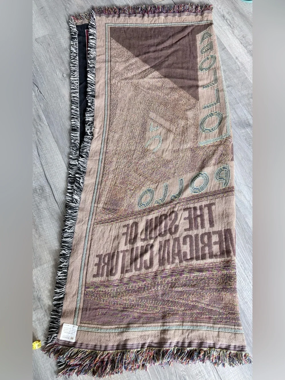 Hudson & Company Apollo tapestry blanket the would of American culture